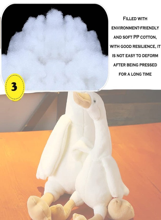 CHELEI2019 3pcs 15.7" Swan Stuffed Animal,Goose Plush White Stuffed Animal Toy Gifts for Kids - Image 4
